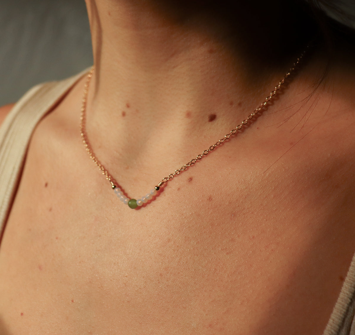 
                  
                    Izote Beaded Bar Necklace | Handmade by Majo Collections, El Salvador
                  
                