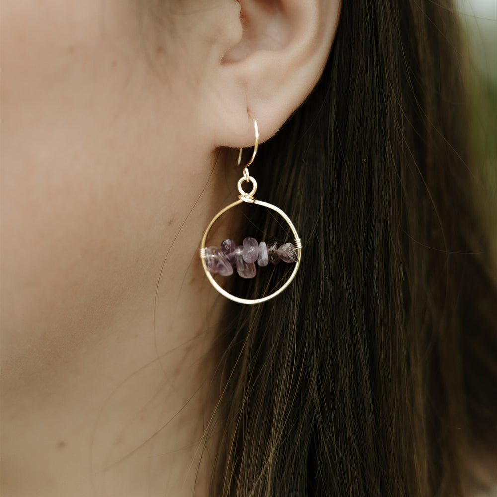 
                  
                    Circle Stone Earrings
                  
                