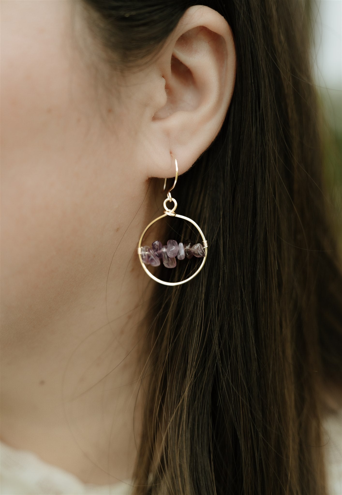 
                  
                    Circle Stone Earrings
                  
                