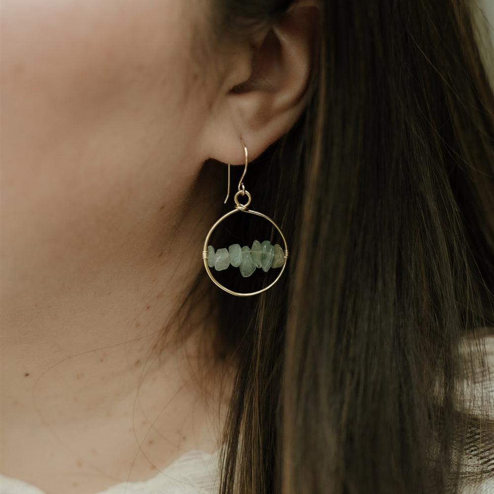 
                  
                    Circle Stone Earrings
                  
                