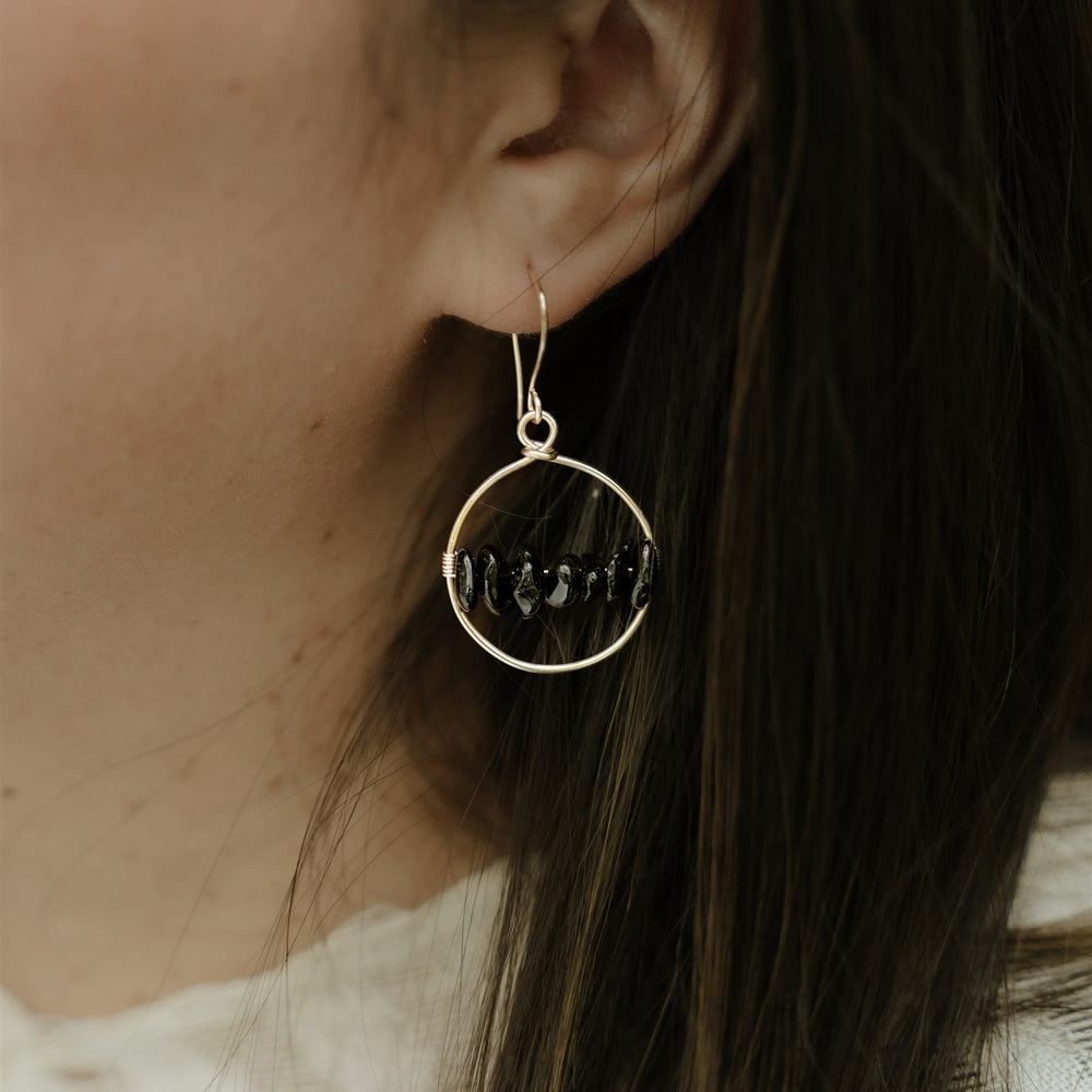 
                  
                    Circle Stone Earrings
                  
                