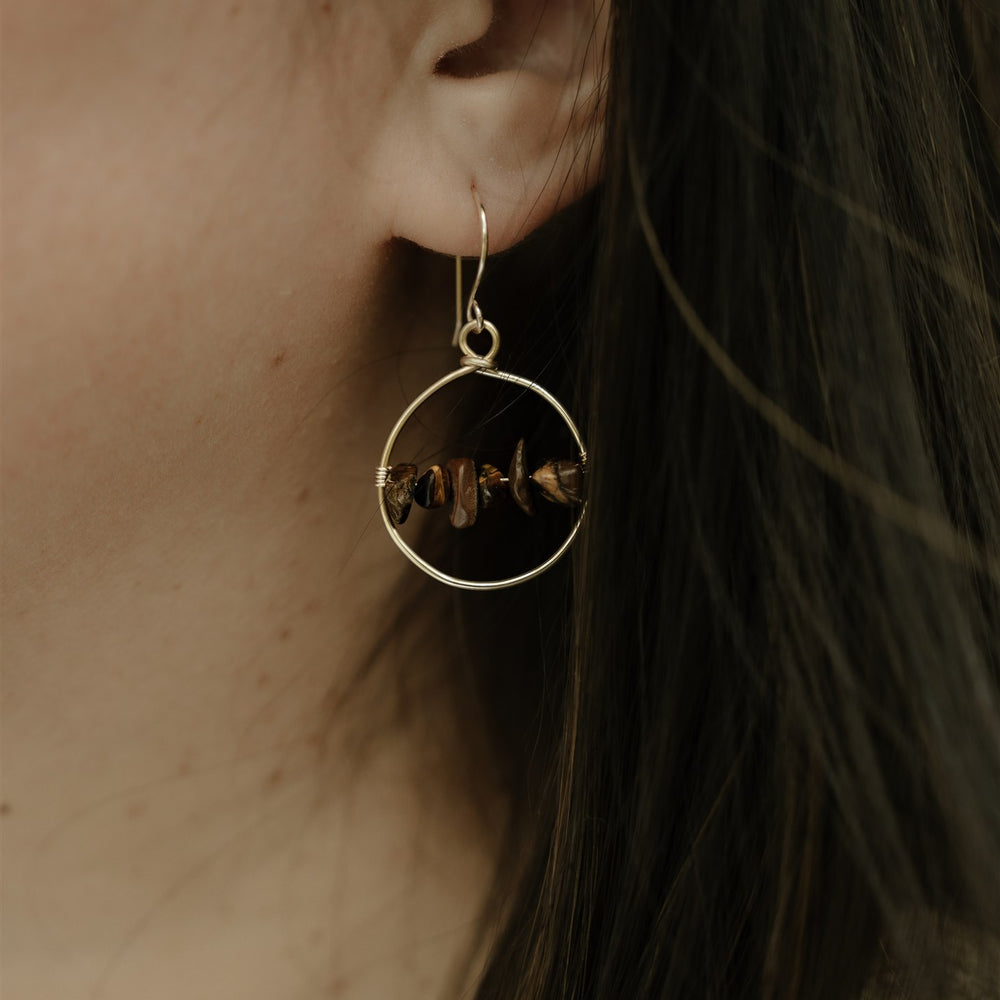 
                  
                    Circle Stone Earrings
                  
                