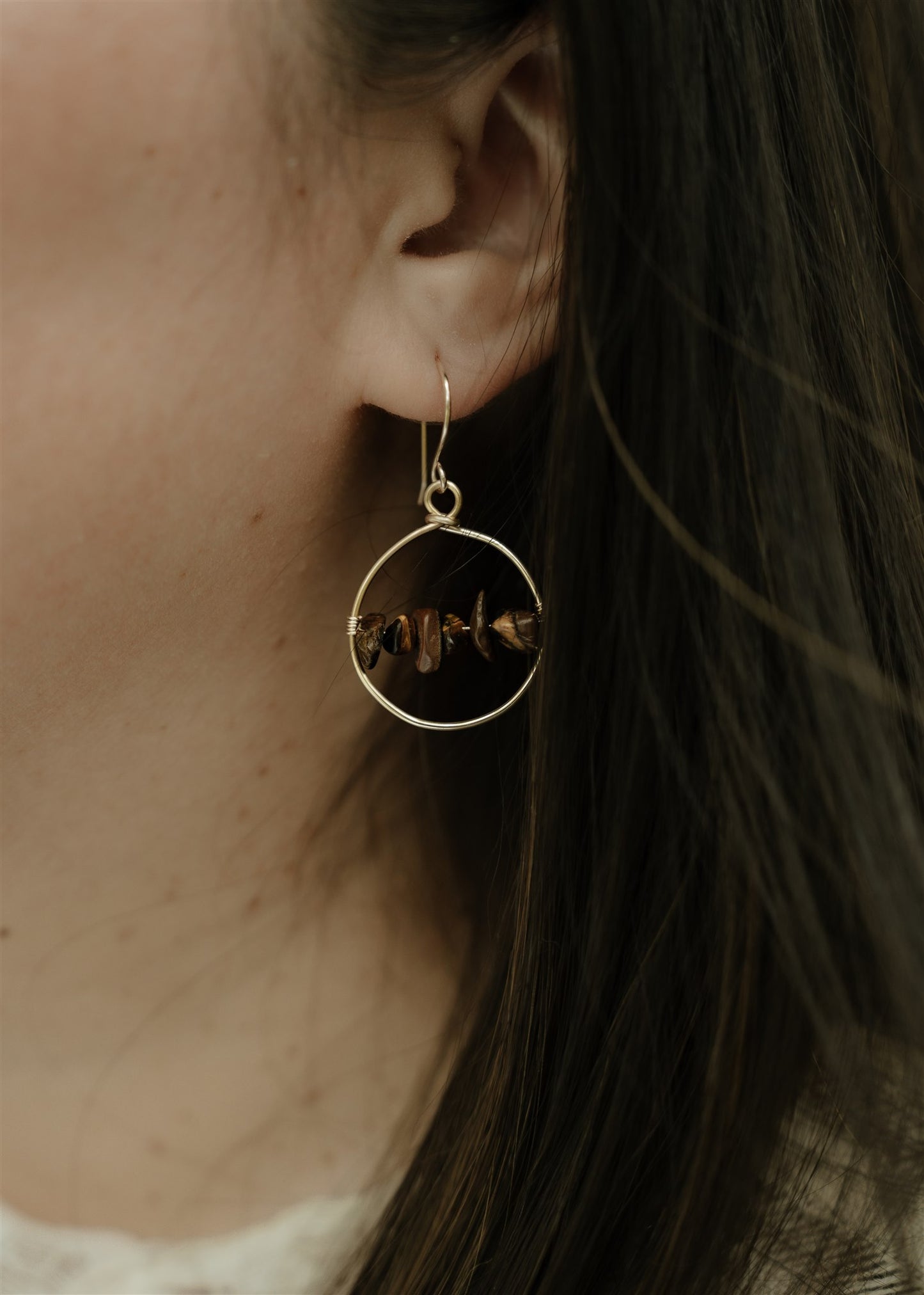 
                  
                    Circle Stone Earrings
                  
                
