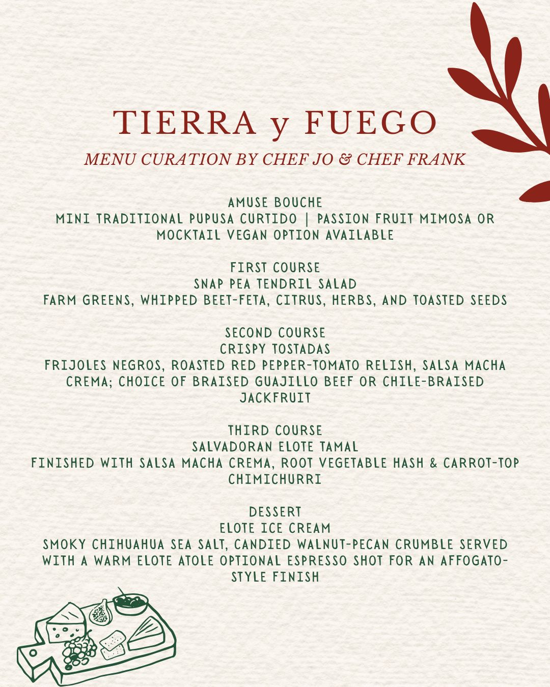 
                  
                    Tierra y Fuego Brunch | Family and Friends | June 14th
                  
                