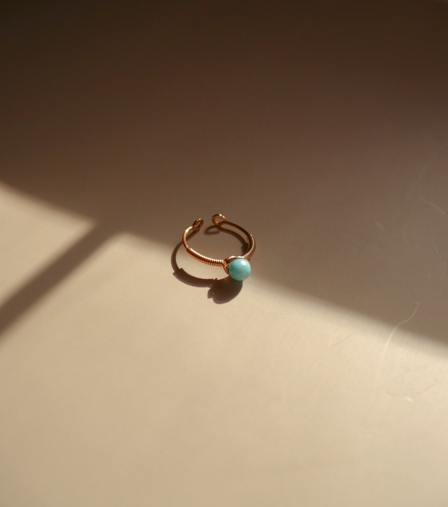 
                  
                    Wire-Wrapped Stone Adjustable Ring | Handmade in El Salvador by Majo Collections
                  
                