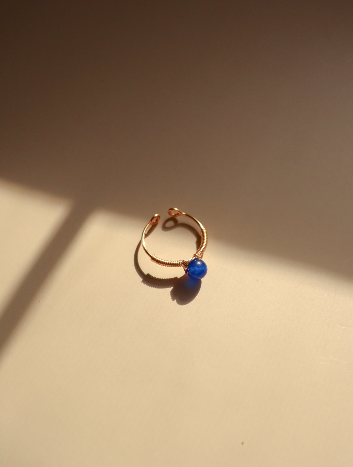 
                  
                    Wire-Wrapped Stone Adjustable Ring | Handmade in El Salvador by Majo Collections
                  
                