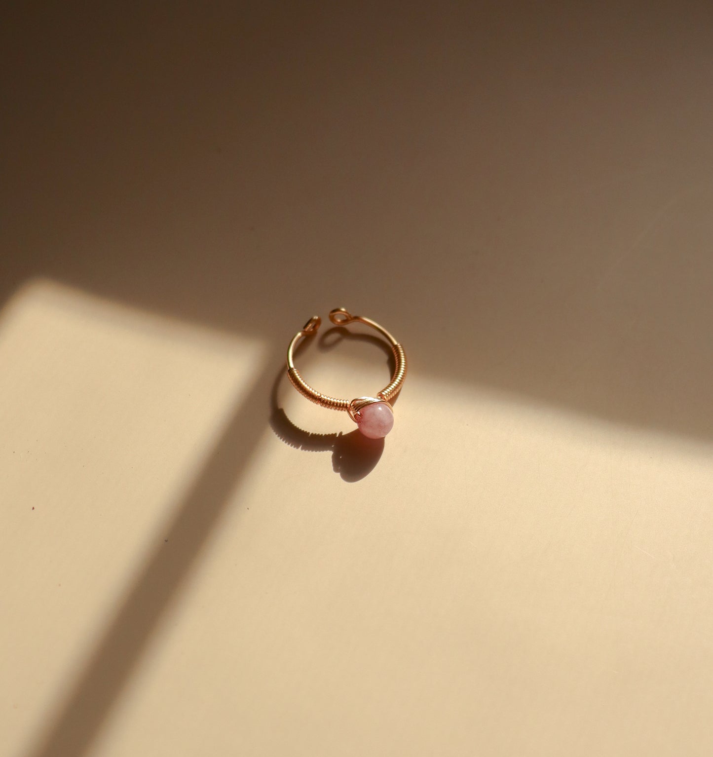 
                  
                    Wire-Wrapped Stone Adjustable Ring | Handmade in El Salvador by Majo Collections
                  
                