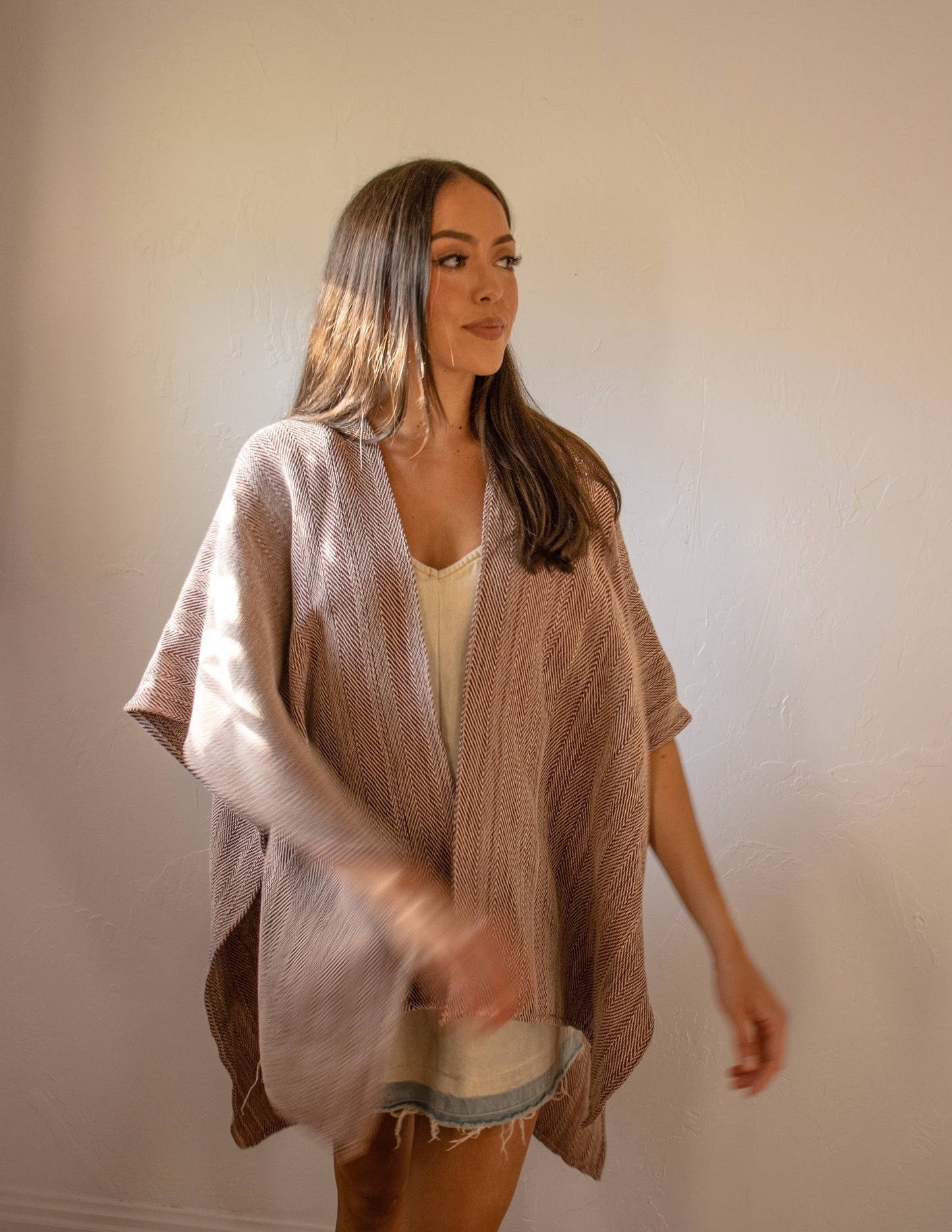
                  
                    Cojutepeque Open Wrap Poncho |Made in El Salvador by Artesan
                  
                