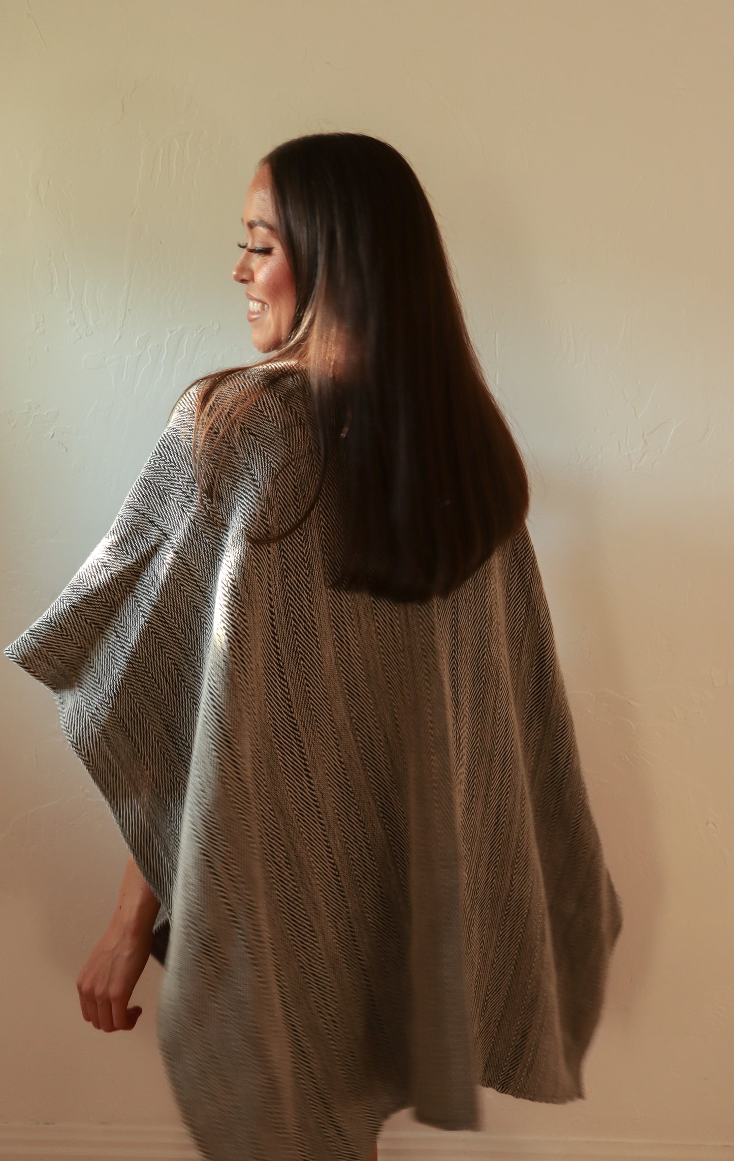 
                  
                    Cojutepeque Open Wrap Poncho |Made in El Salvador by Artesan
                  
                