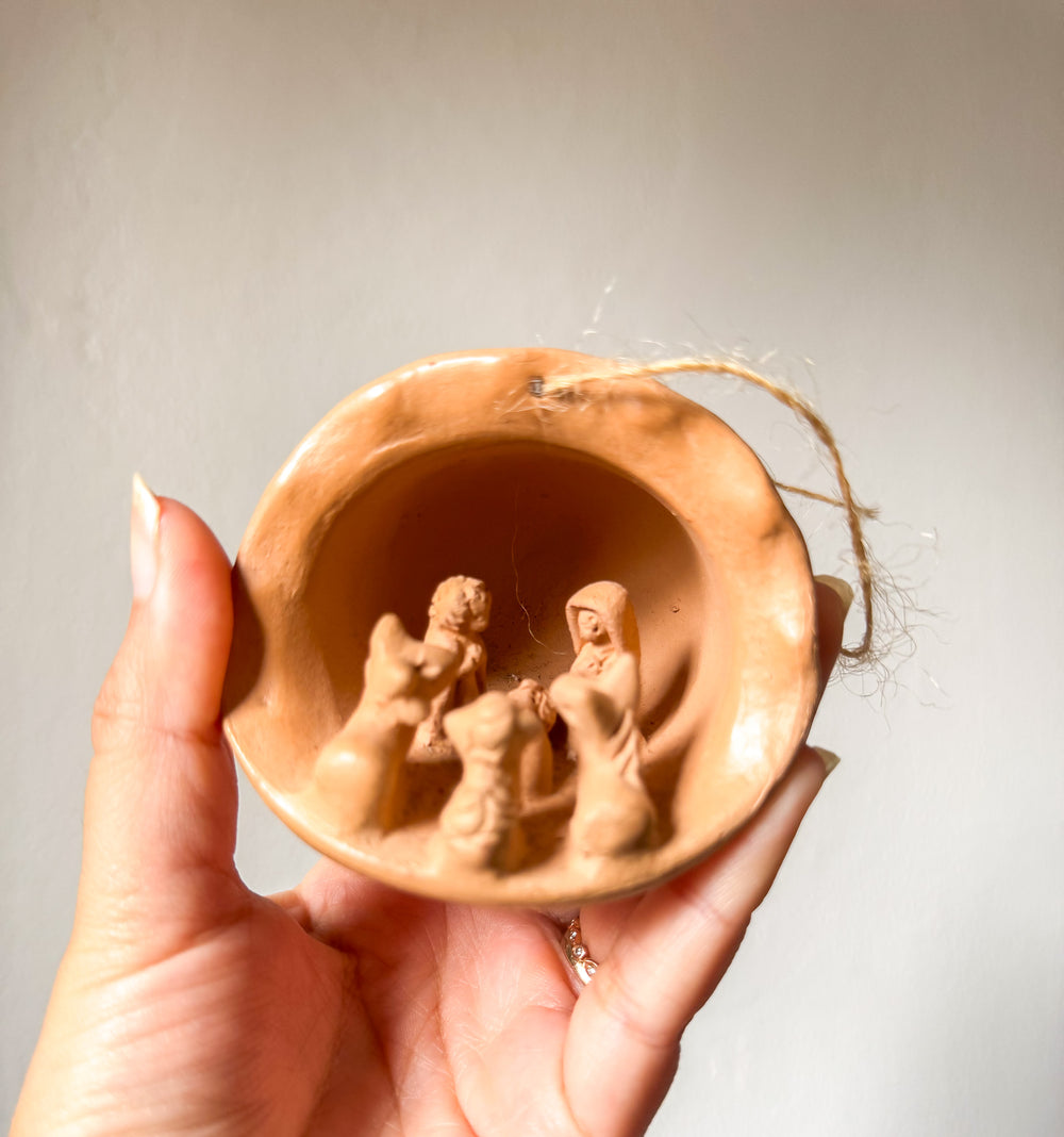 Ceramic Nativity Ornament