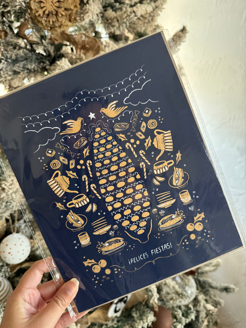 Felices Fiestas 8x10 Print