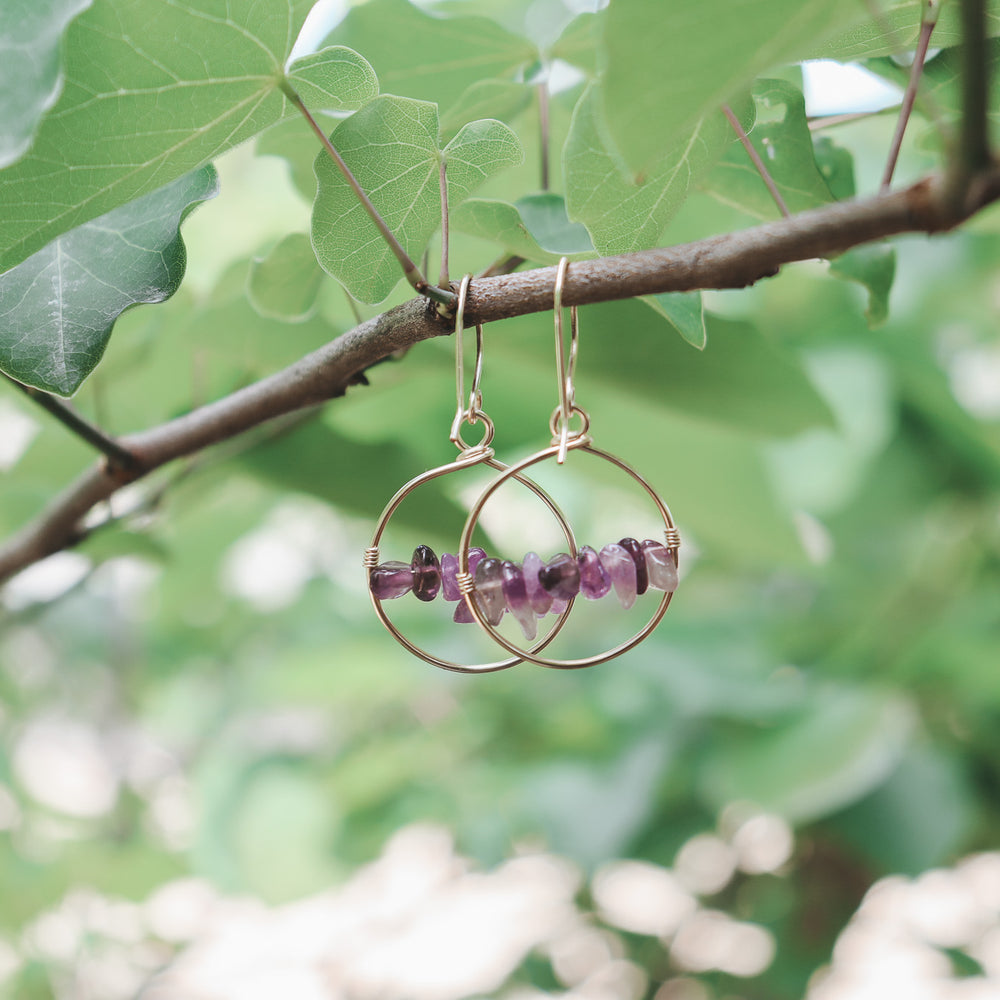 
                  
                    Circle Stone Earrings
                  
                