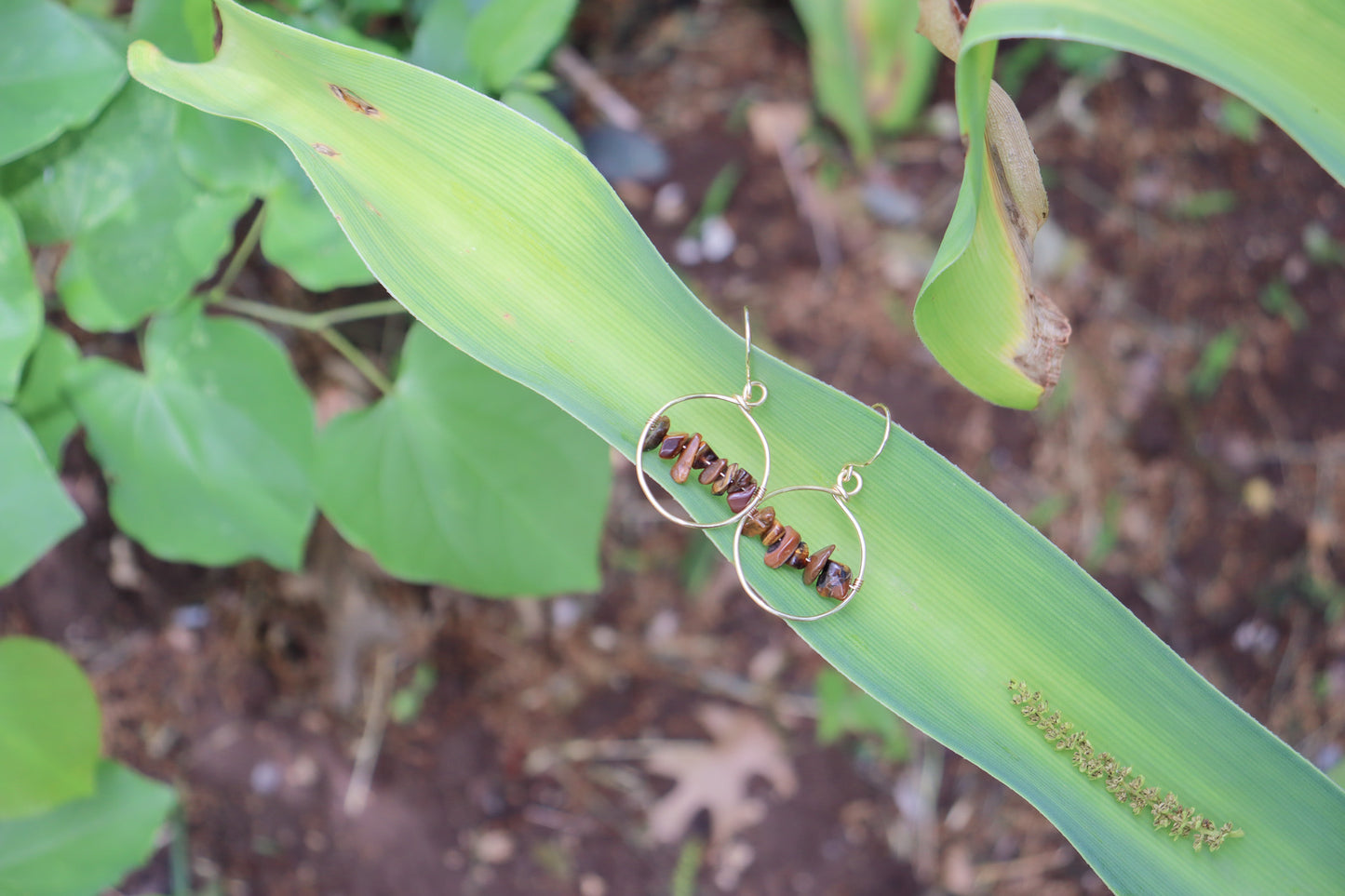 
                  
                    Circle Stone Earrings
                  
                