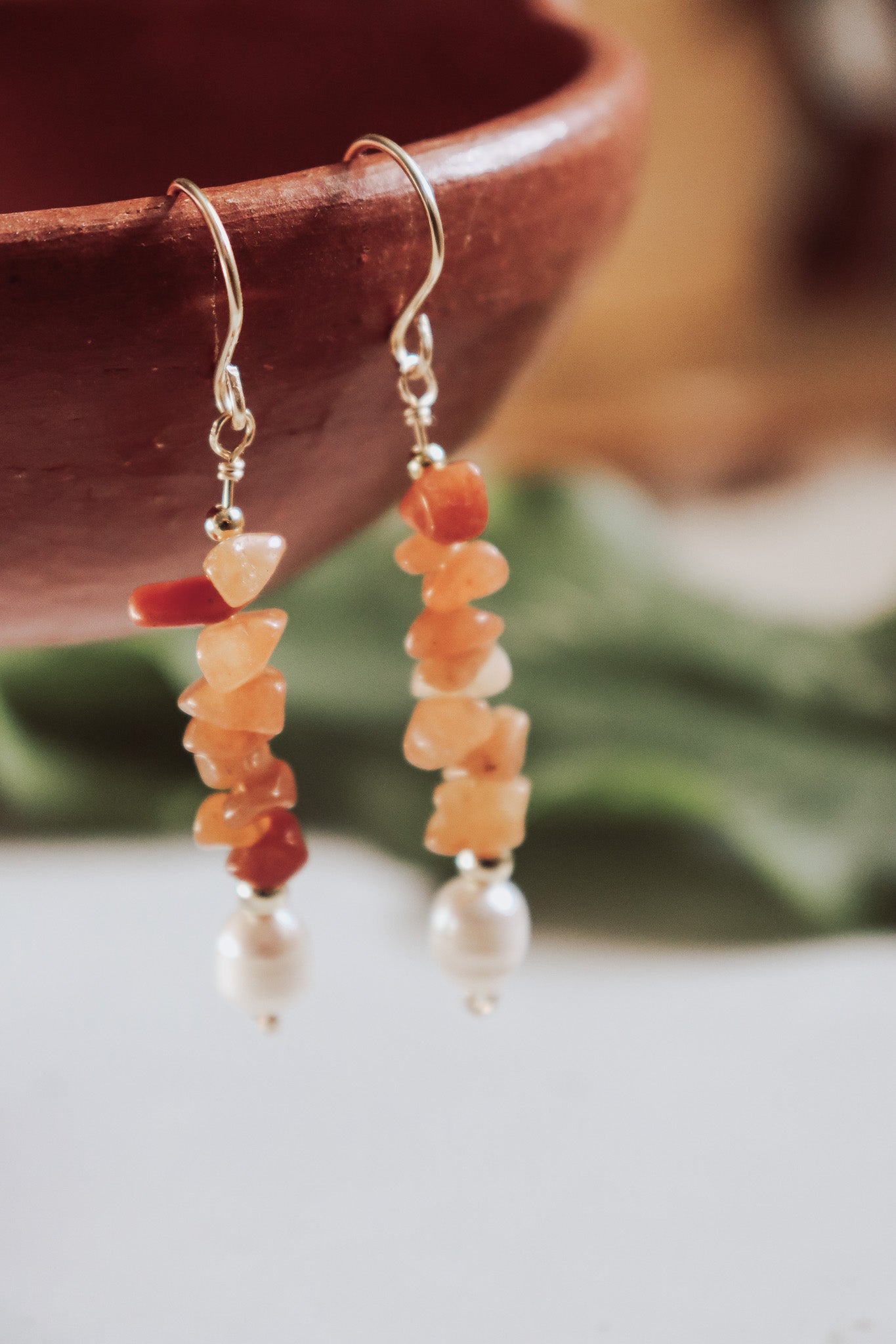 
                  
                    Crystal and Pearl Drop Earrings
                  
                