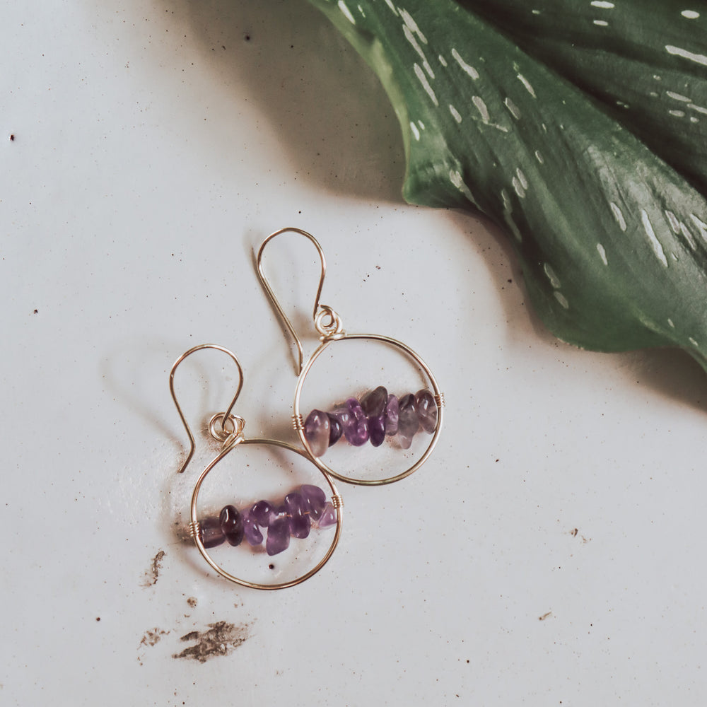 
                  
                    Circle Stone Earrings
                  
                