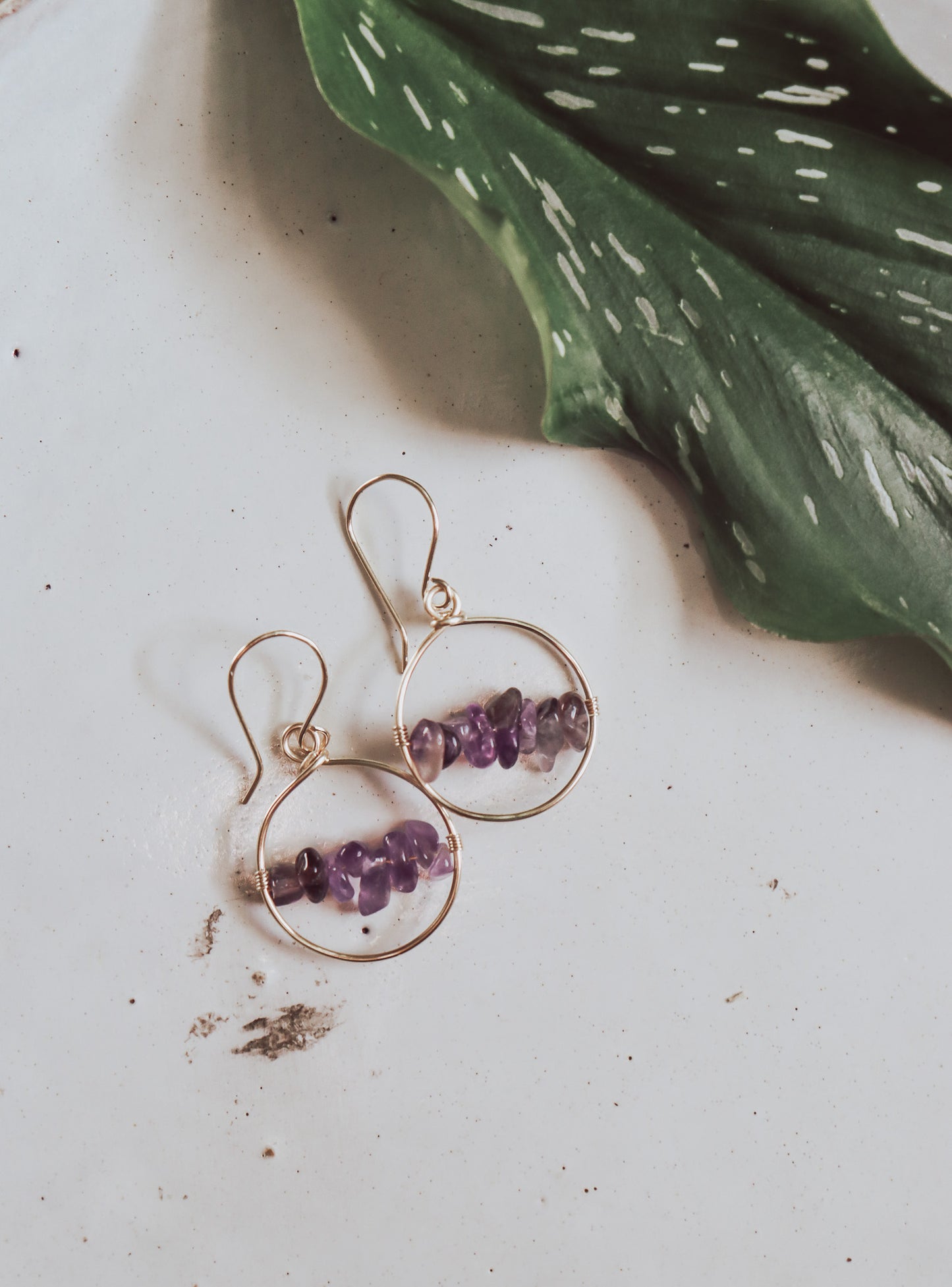 
                  
                    Circle Stone Earrings
                  
                