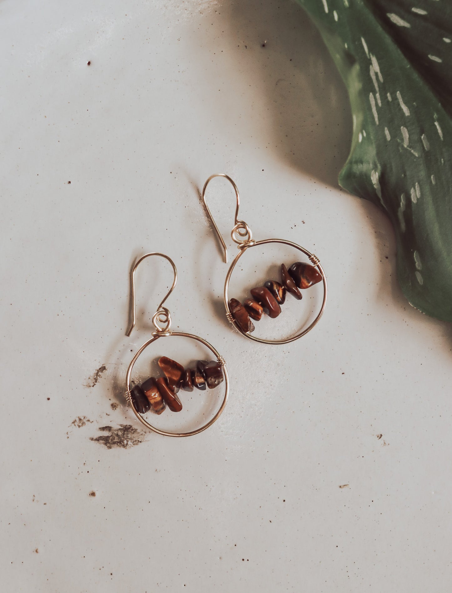 
                  
                    Circle Stone Earrings
                  
                