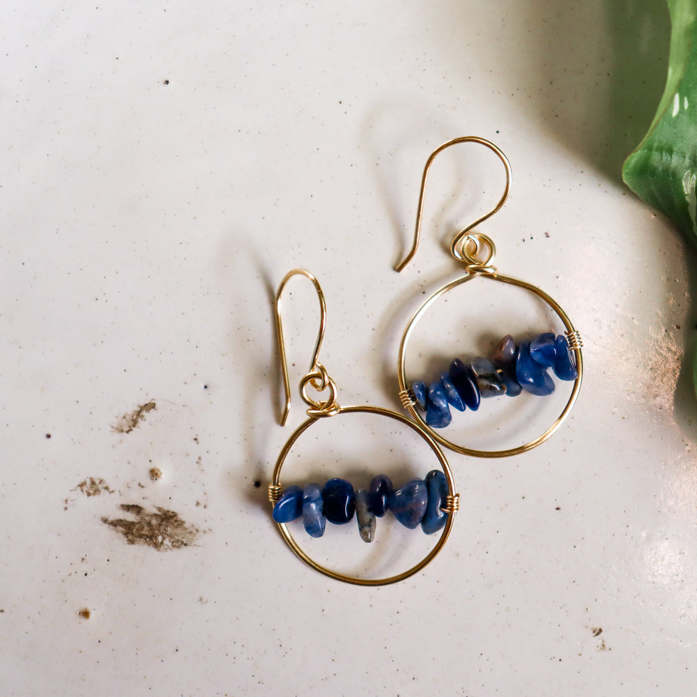 
                  
                    Circle Stone Earrings
                  
                