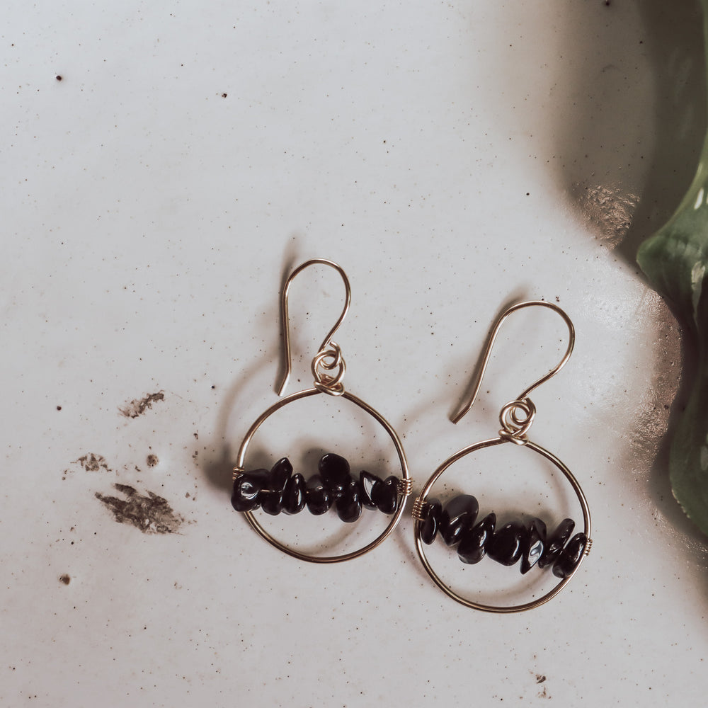 
                  
                    Circle Stone Earrings
                  
                