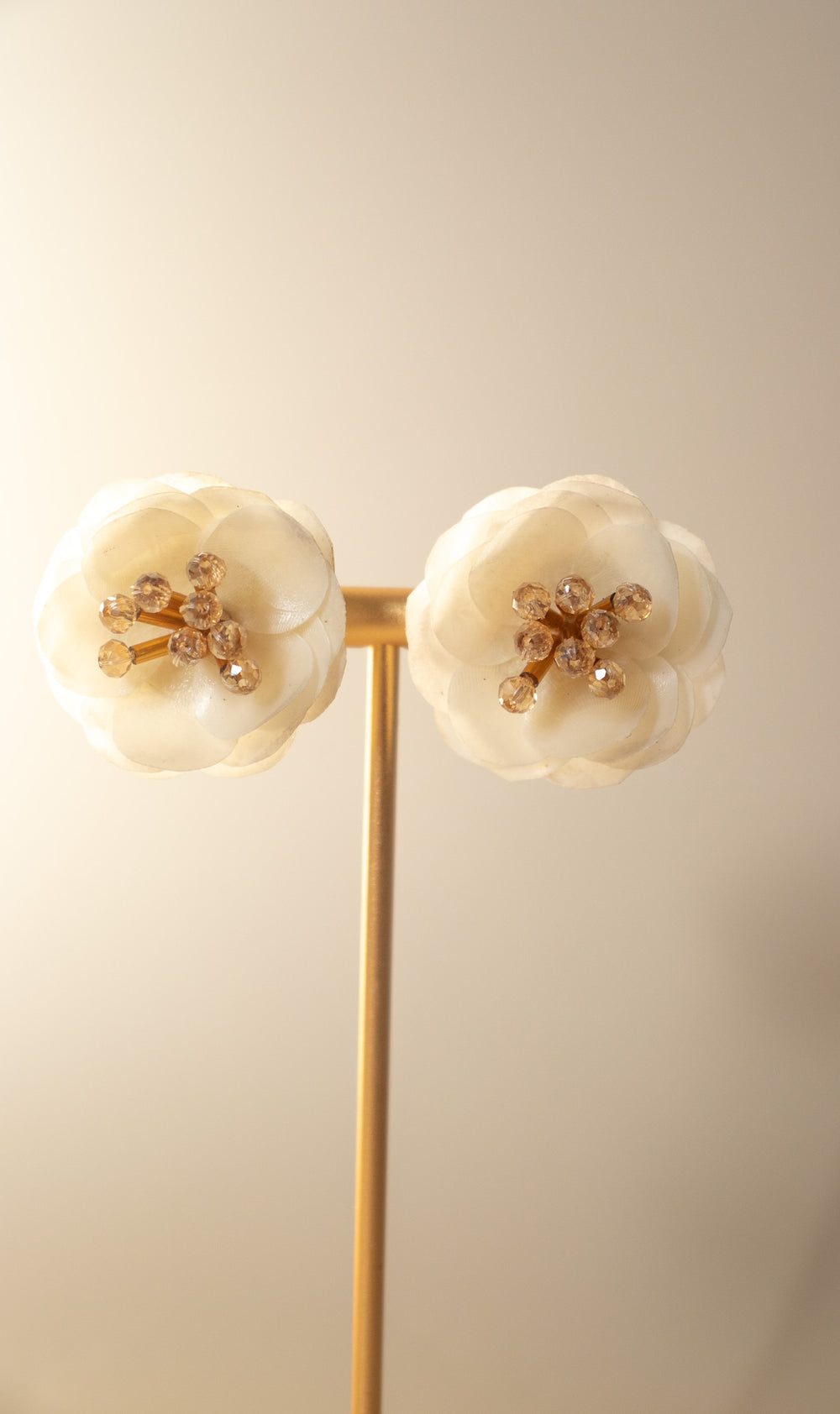 Fish Scale Flower Studs