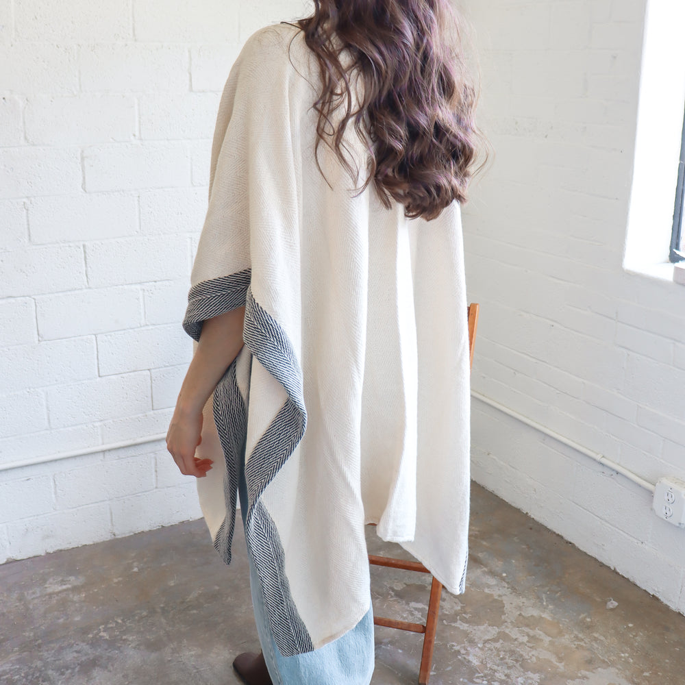 
                  
                    Two Tone Poncho
                  
                