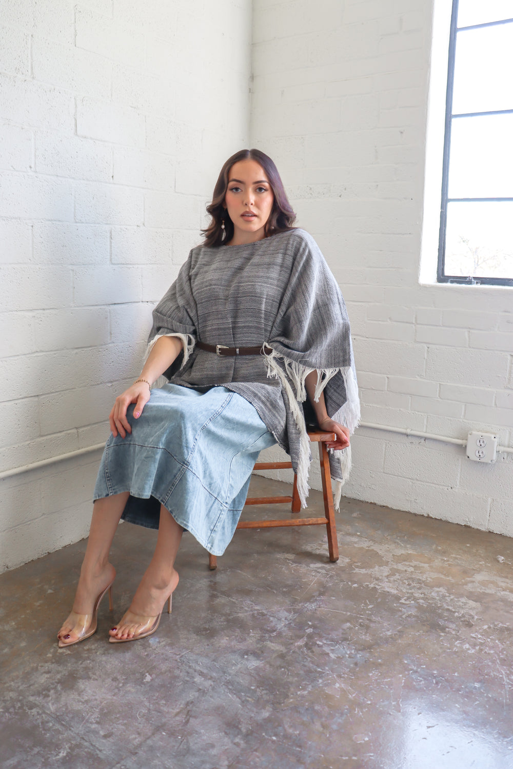 Everyday Fringe Poncho