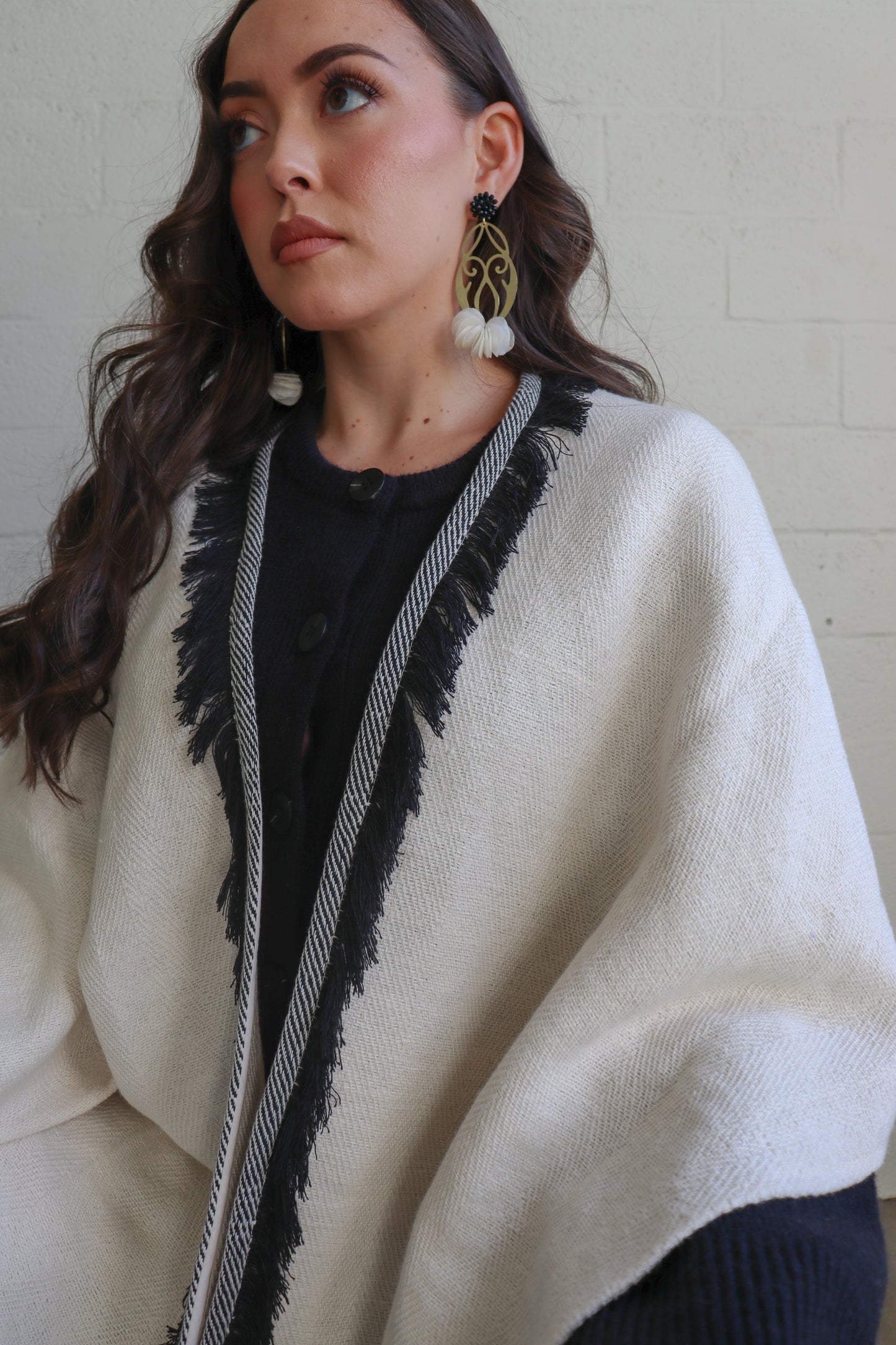 
                  
                    Fringe Cojutepeque Poncho
                  
                