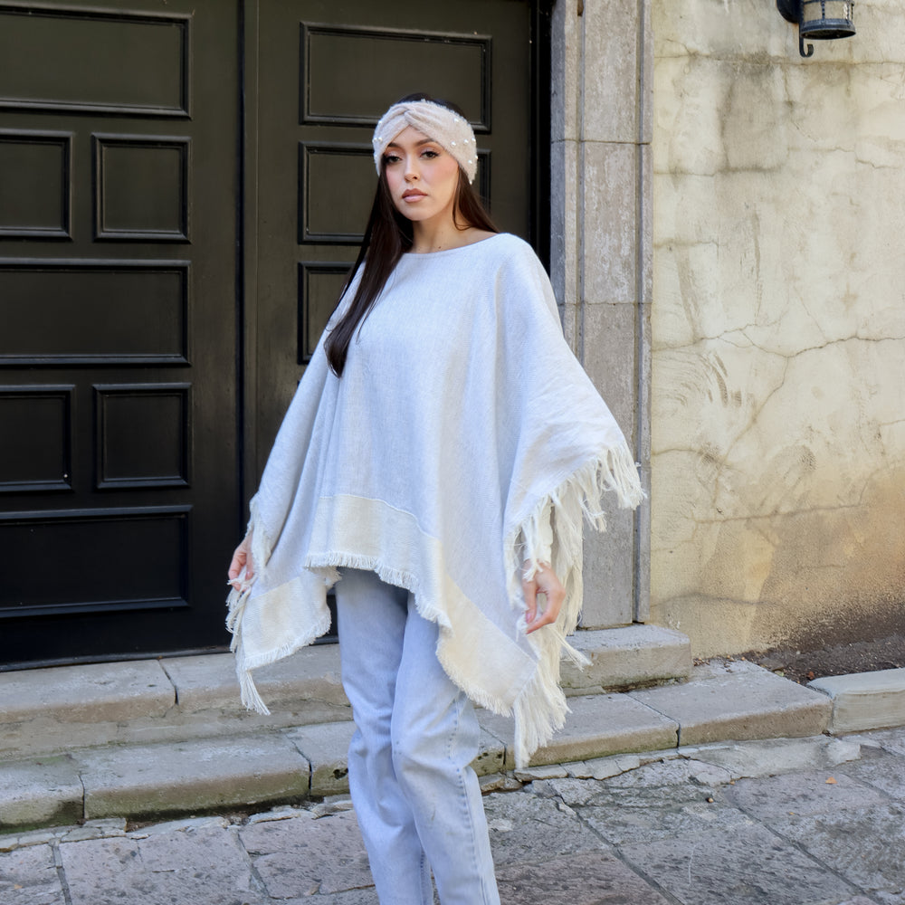 
                  
                    Everyday Two Tone Poncho
                  
                