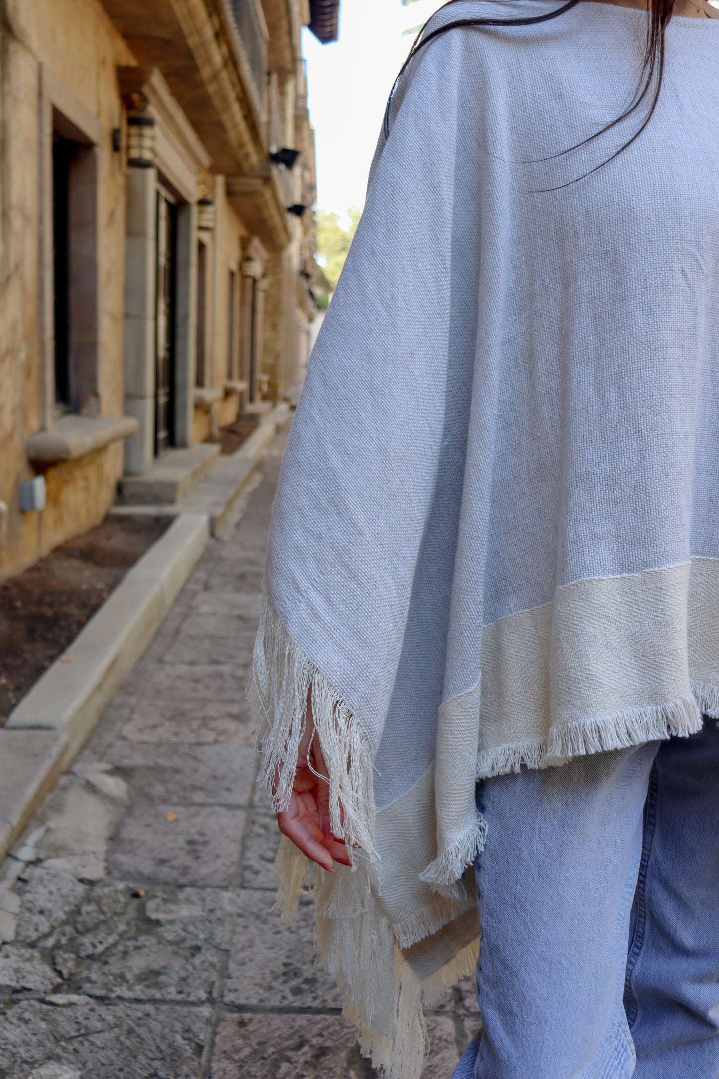 
                  
                    Everyday Two Tone Poncho
                  
                