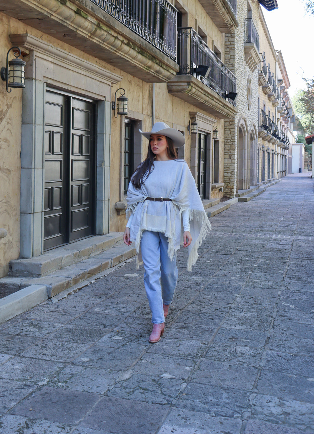 Everyday Two Tone Poncho