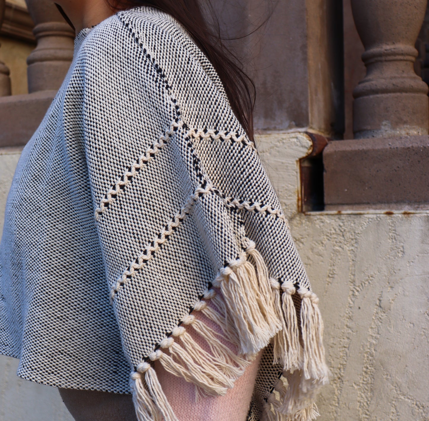 
                  
                    Rustic Fringe Poncho
                  
                