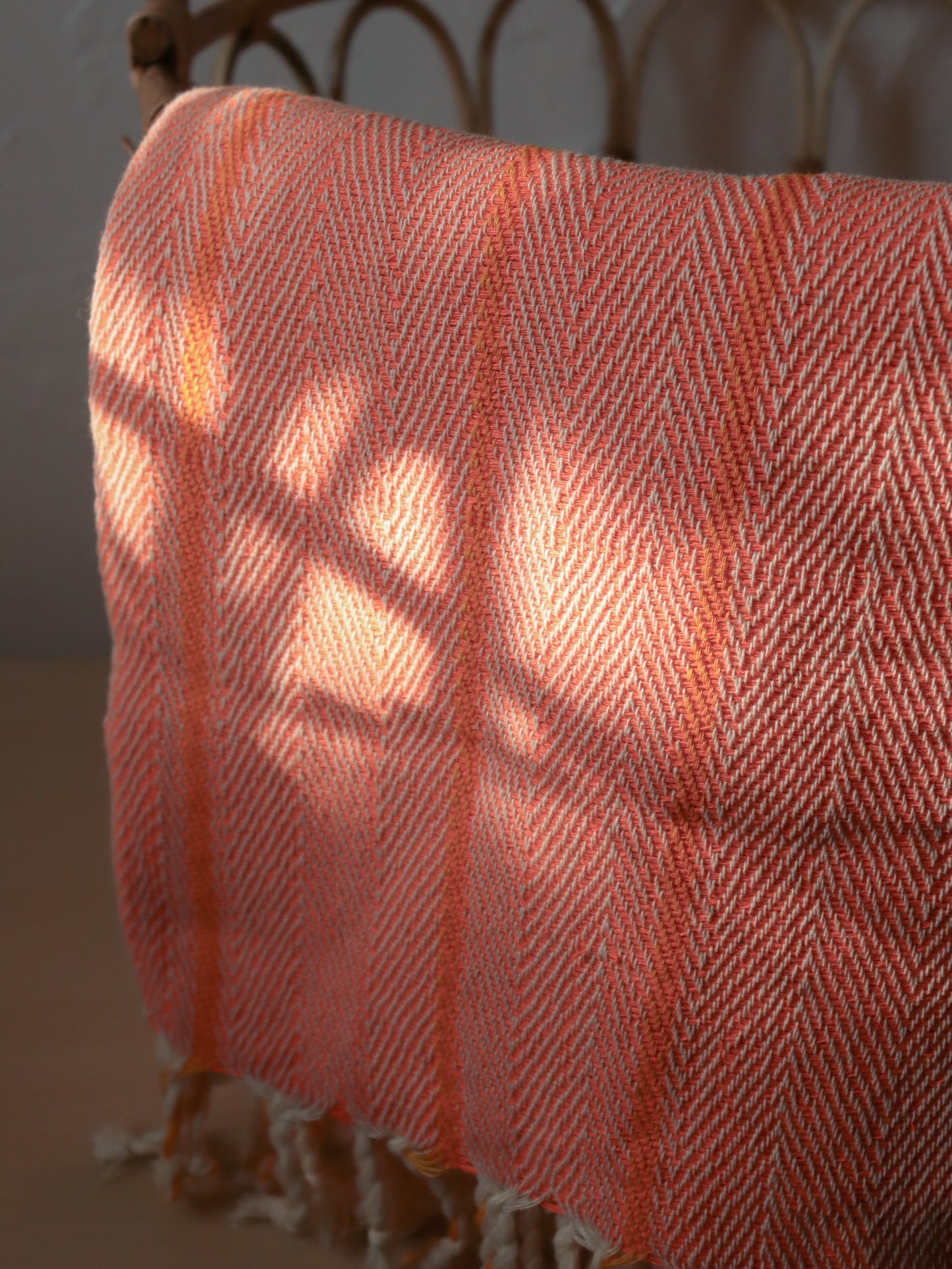 
                  
                    Striped Cotton Throw Blanket | Handwoven in El Salvador by Artesan
                  
                