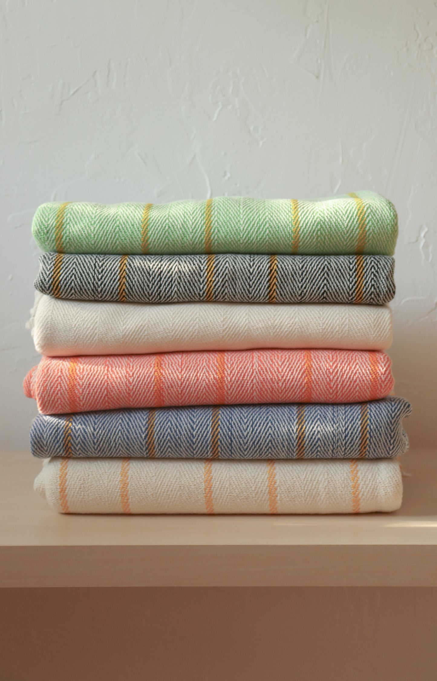 
                  
                    Striped Cotton Throw Blanket | Handwoven in El Salvador by Artesan
                  
                