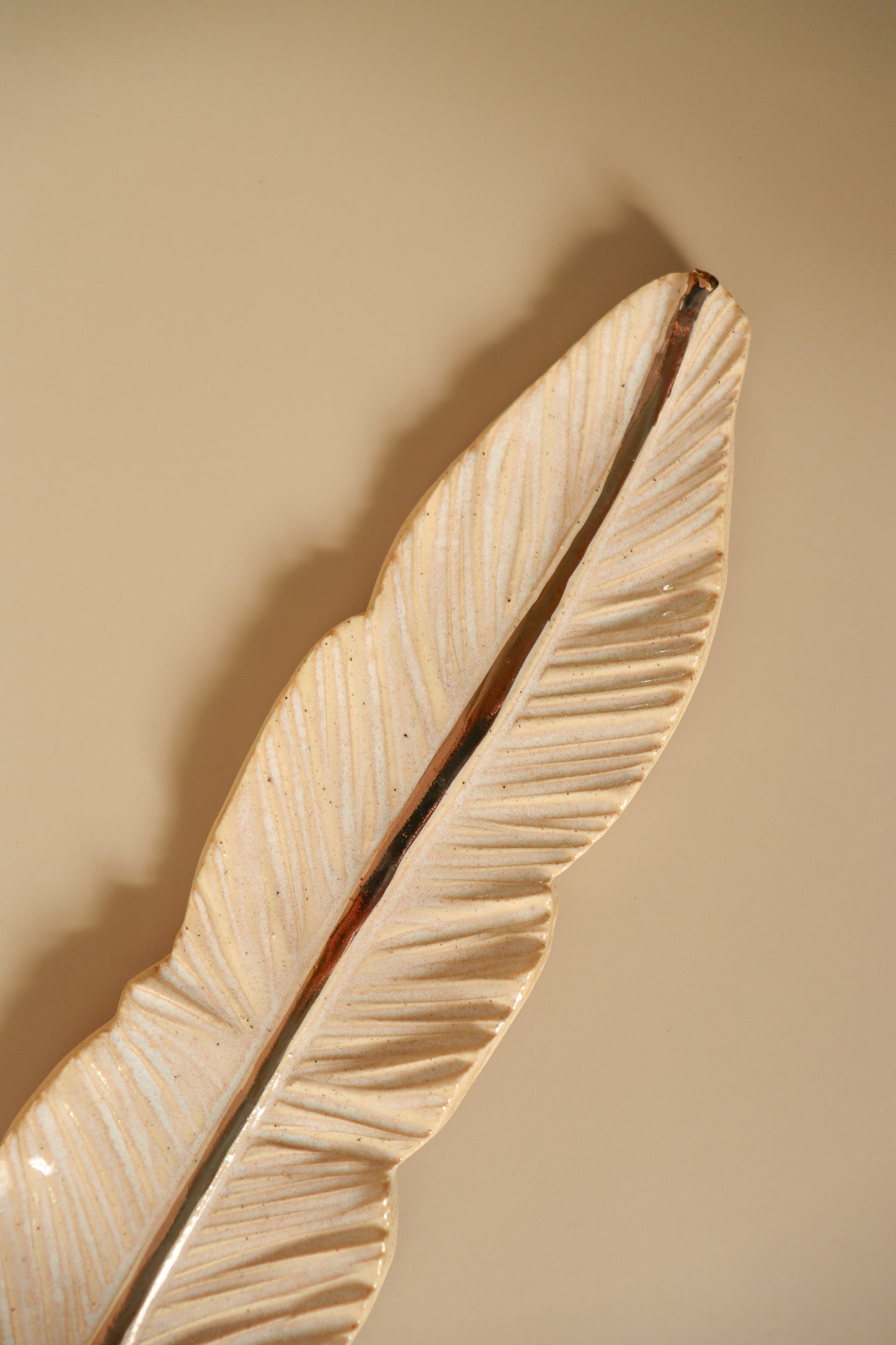 
                  
                    Ceramic Feather Incense Holder | Handmade by Flor Pottery
                  
                