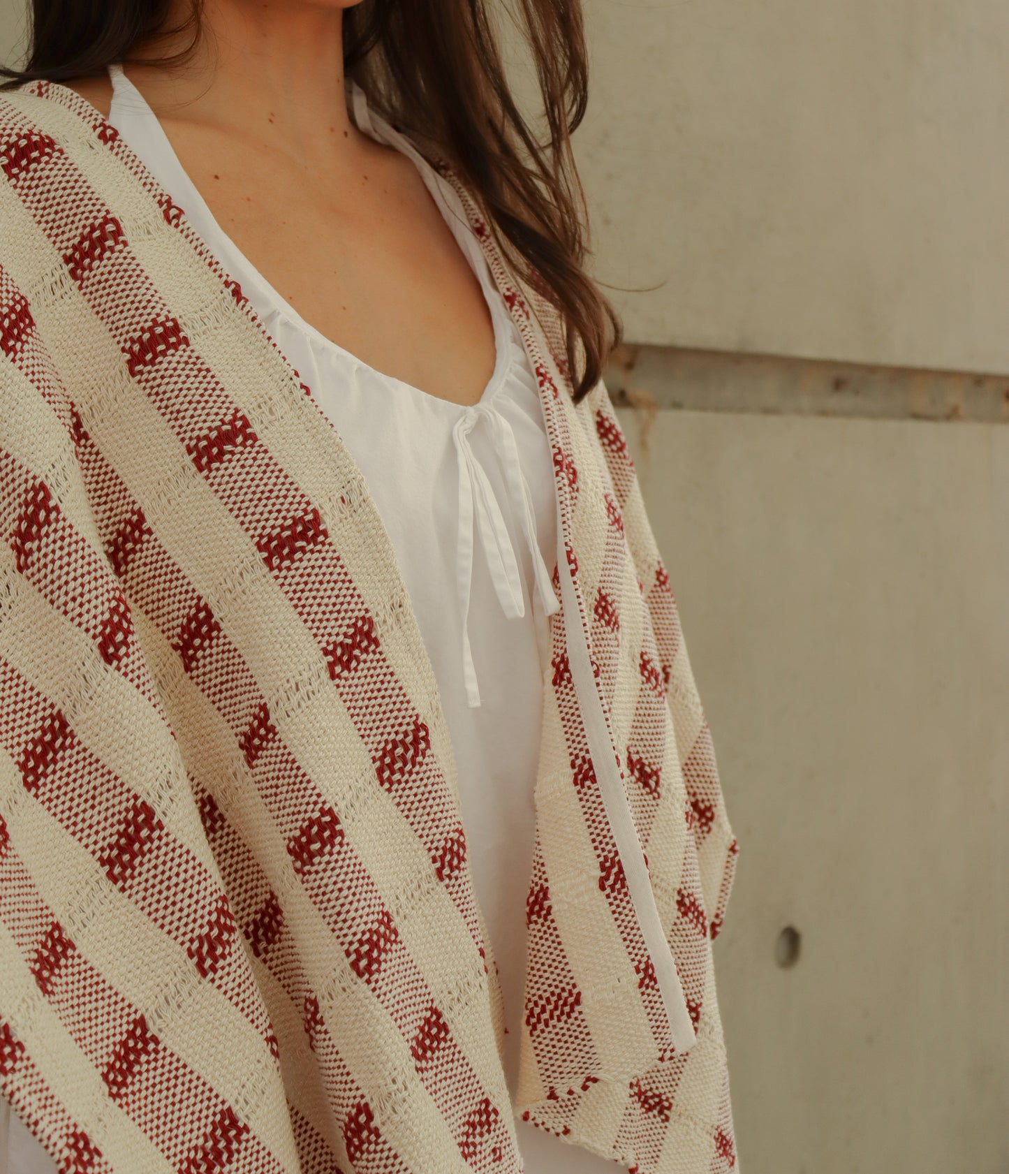 
                  
                    Rustic Woven Poncho | Handwoven in El Salvador by Artesan
                  
                