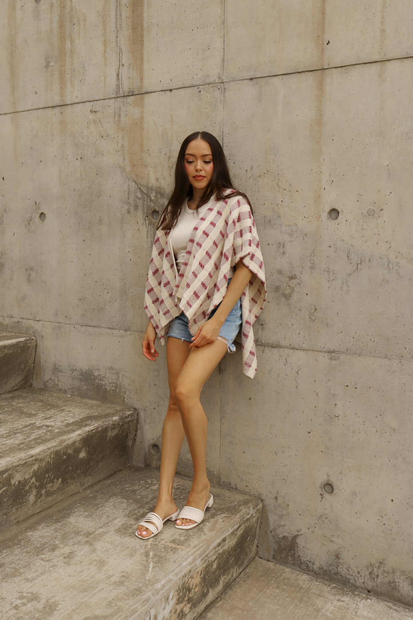 
                  
                    Rustic Woven Poncho | Handwoven in El Salvador by Artesan
                  
                