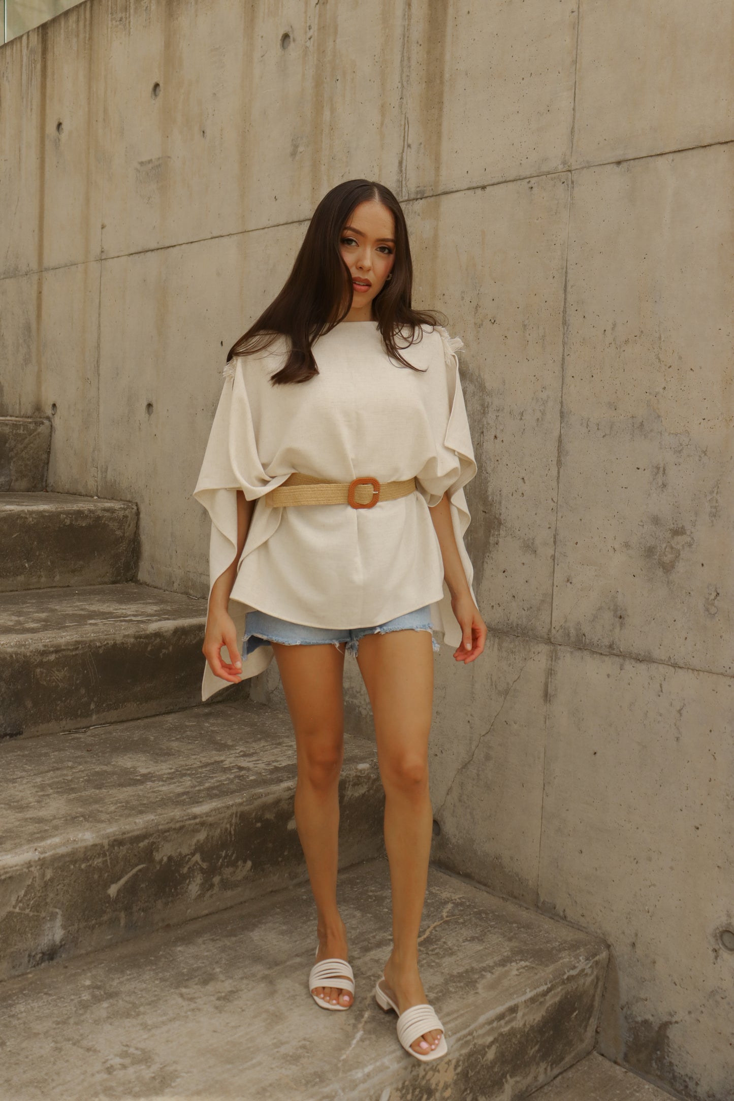 
                  
                    Fringe Shoulder Cape | Handwoven in El Salvador by Artesan
                  
                