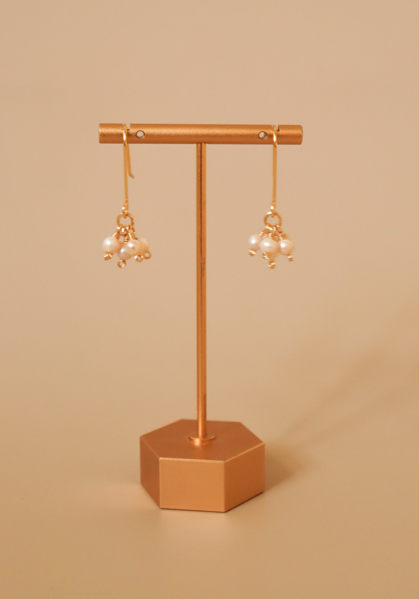 
                  
                    Pearl Cluster Dangle Earrings | Made in El Salvador by Majo Collections
                  
                