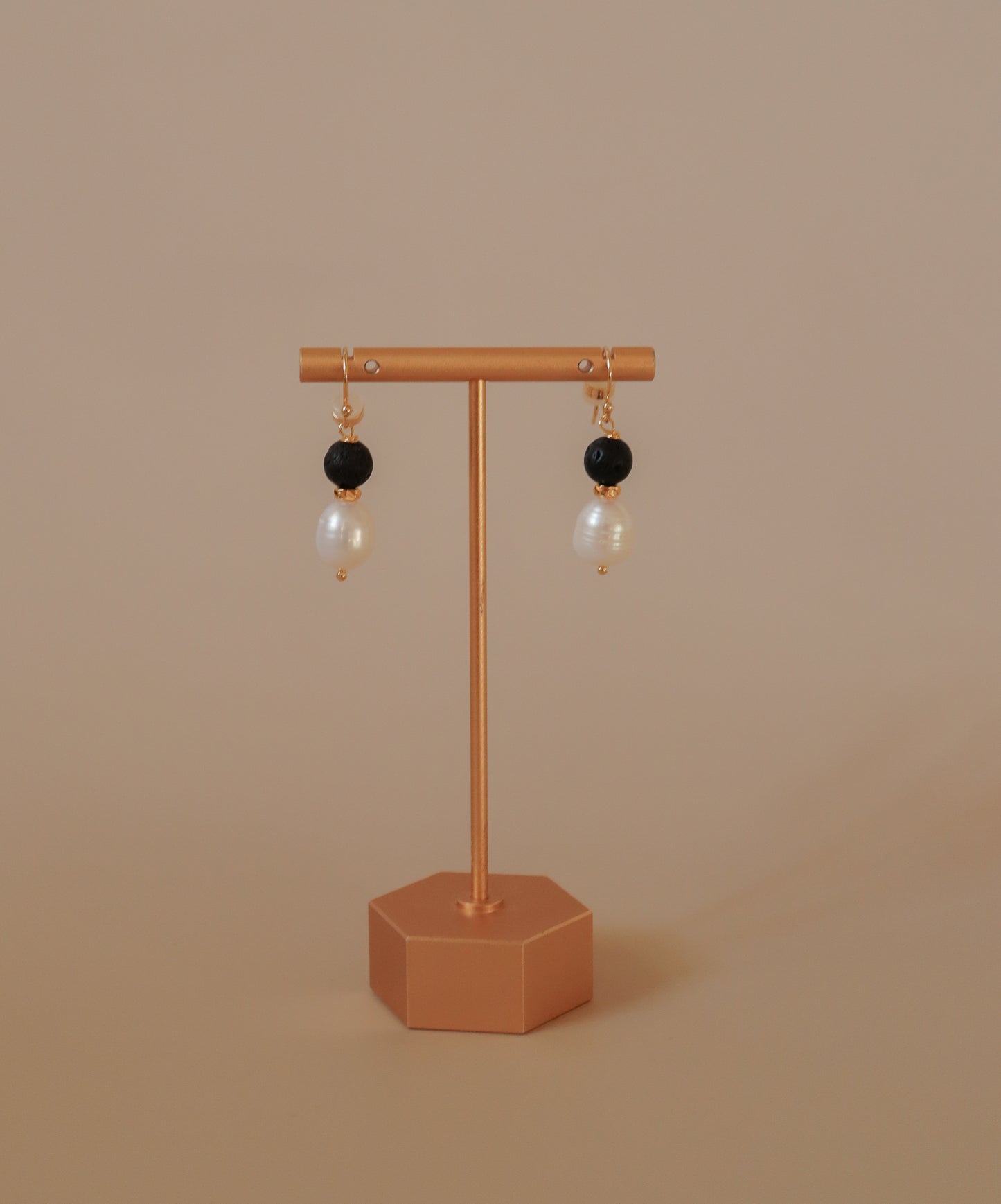 
                  
                    VOLCAN Lava Pearl Earrings | Made by KelMari
                  
                