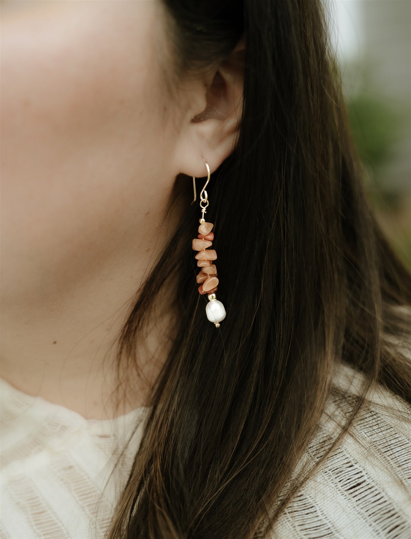 
                  
                    Crystal and Pearl Drop Earrings
                  
                