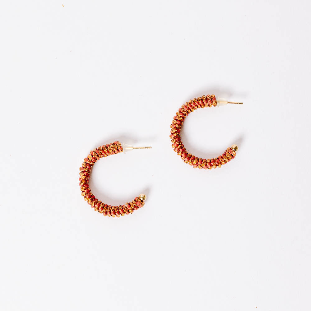 
                  
                    Twisted Copper Wire Earrings
                  
                