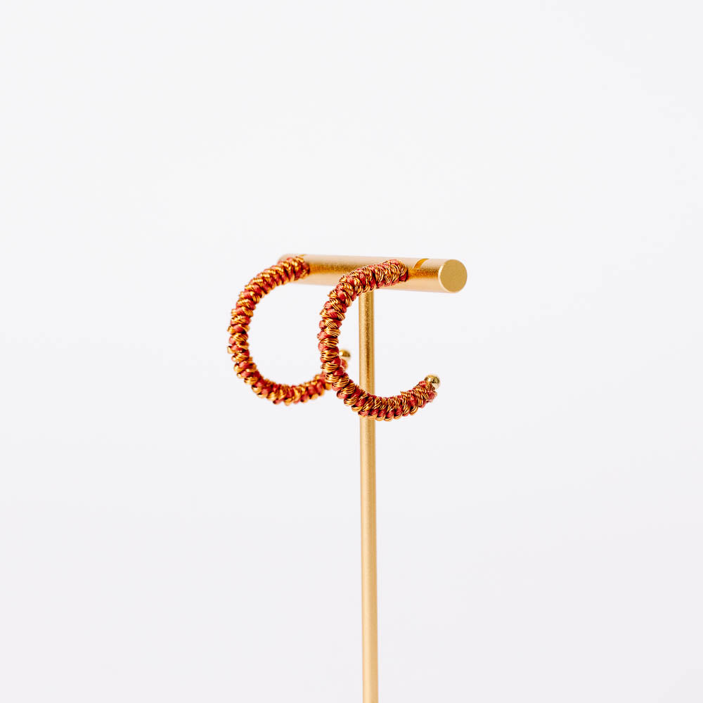 
                  
                    Twisted Copper Wire Earrings
                  
                