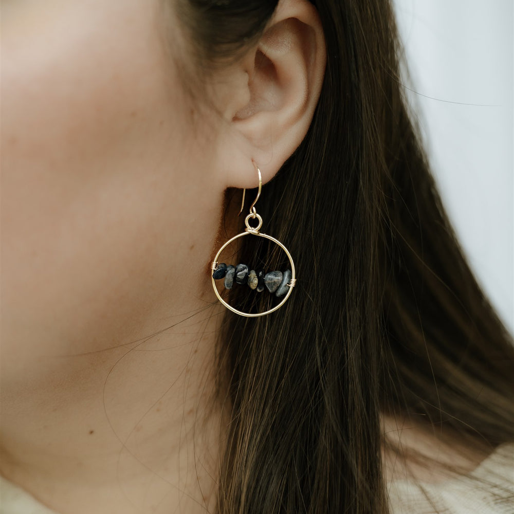 
                  
                    Circle Stone Earrings
                  
                