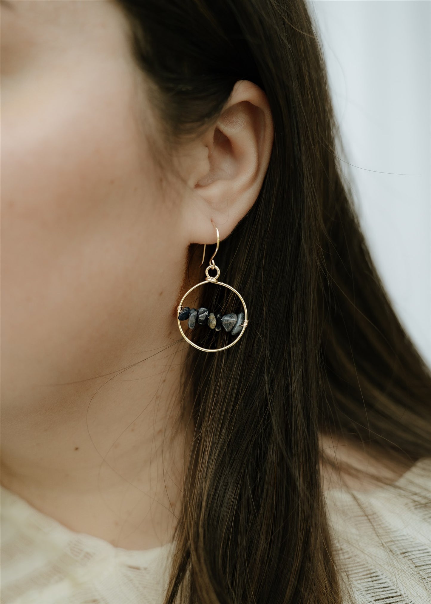 
                  
                    Circle Stone Earrings
                  
                
