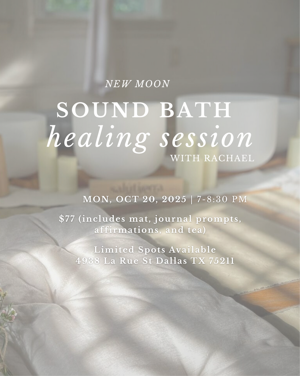 New Moon Sound Healing Experience